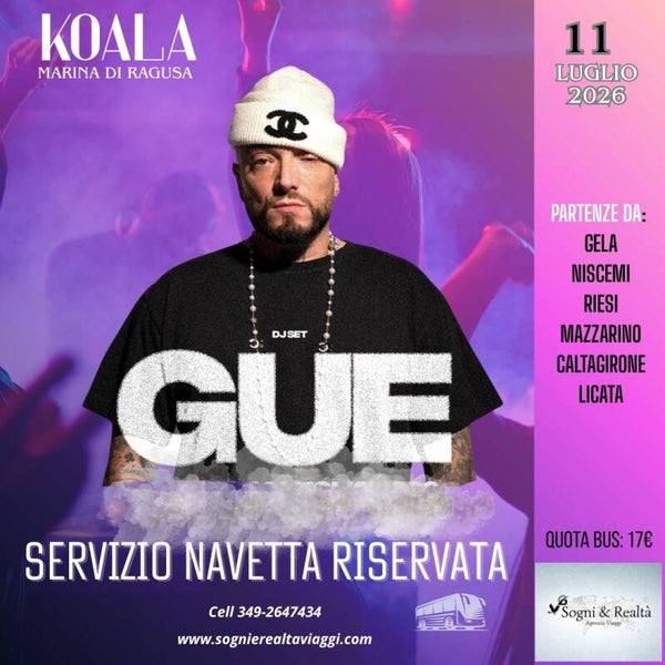 GUE djset presso discoteca KOALA