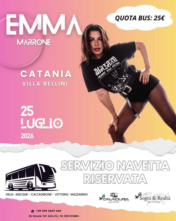 EMMA MARRONE in concerto a CATANIA