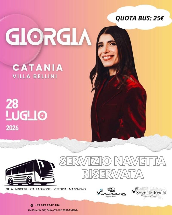 GIORGIA in concerto a CATANIA