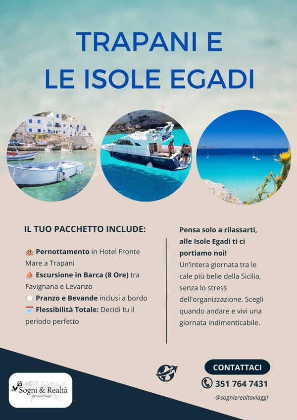 Favignana 2 day 1 notte