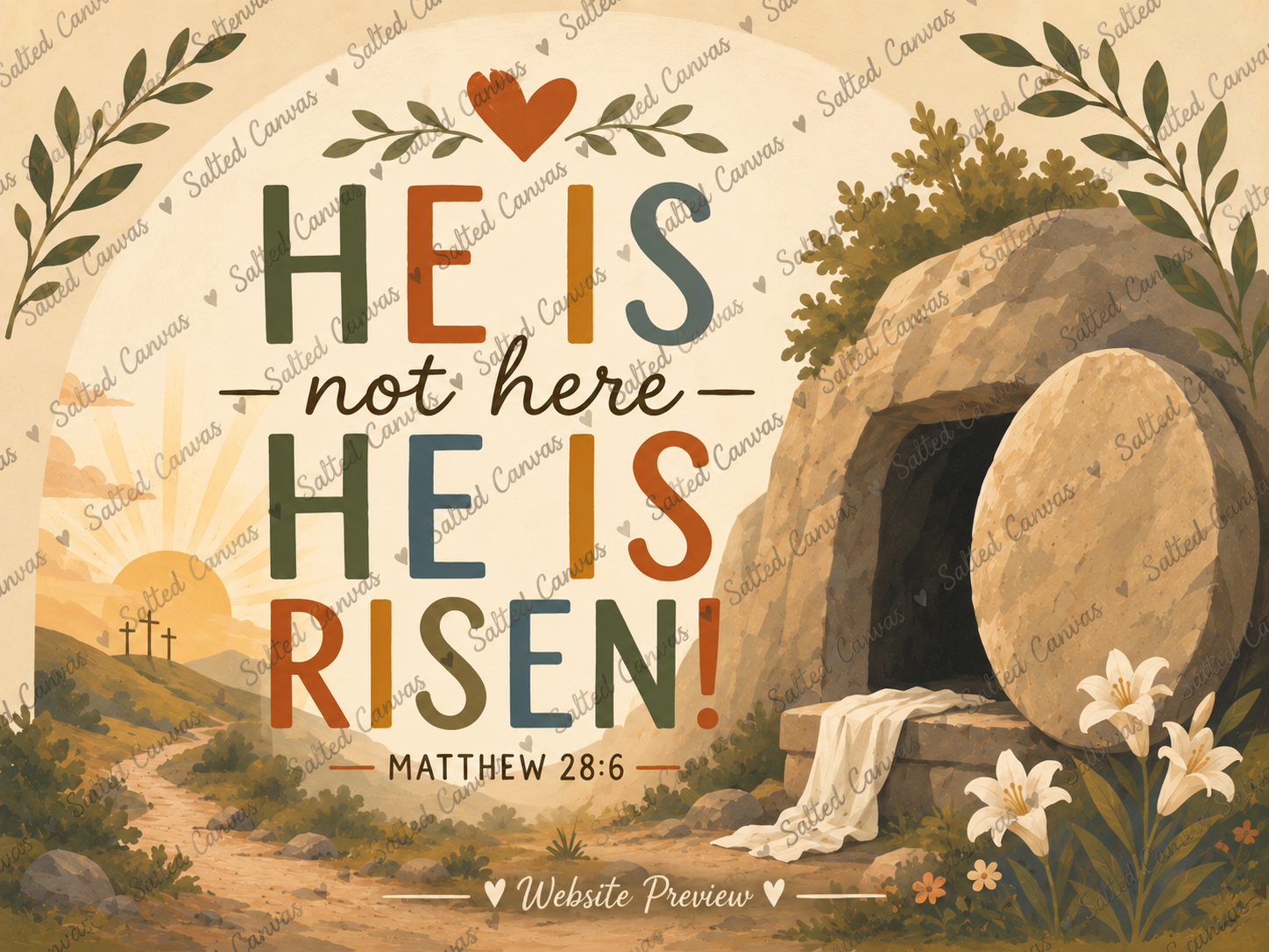 He Is Risen Diamond Art Kit
