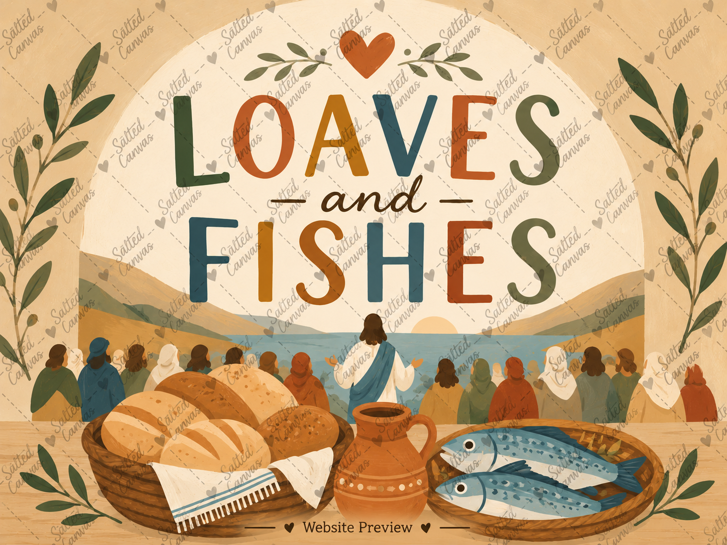 Loaves & Fishes Diamond Art Kit