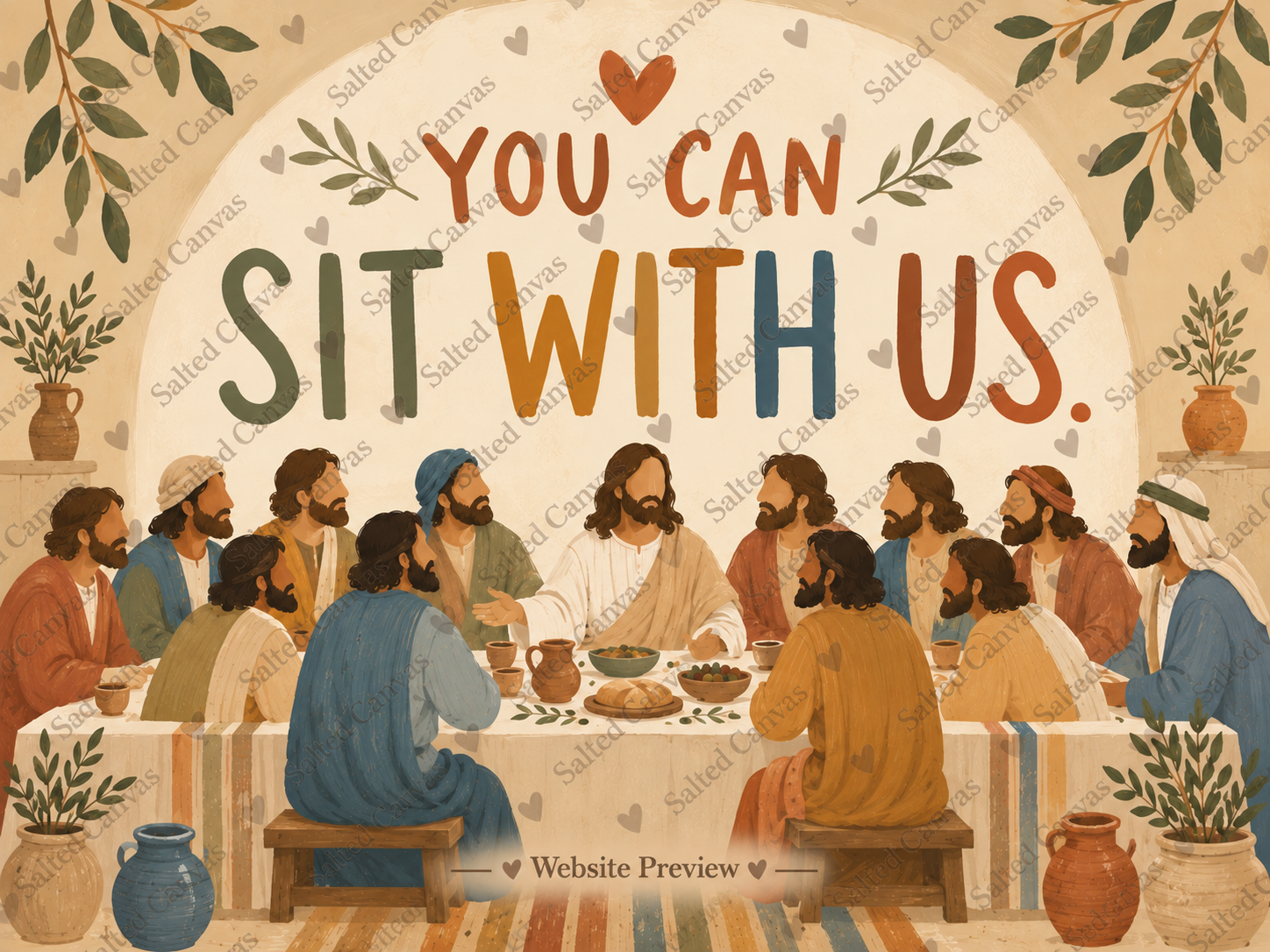 Sit With Us Diamond Art Kit
