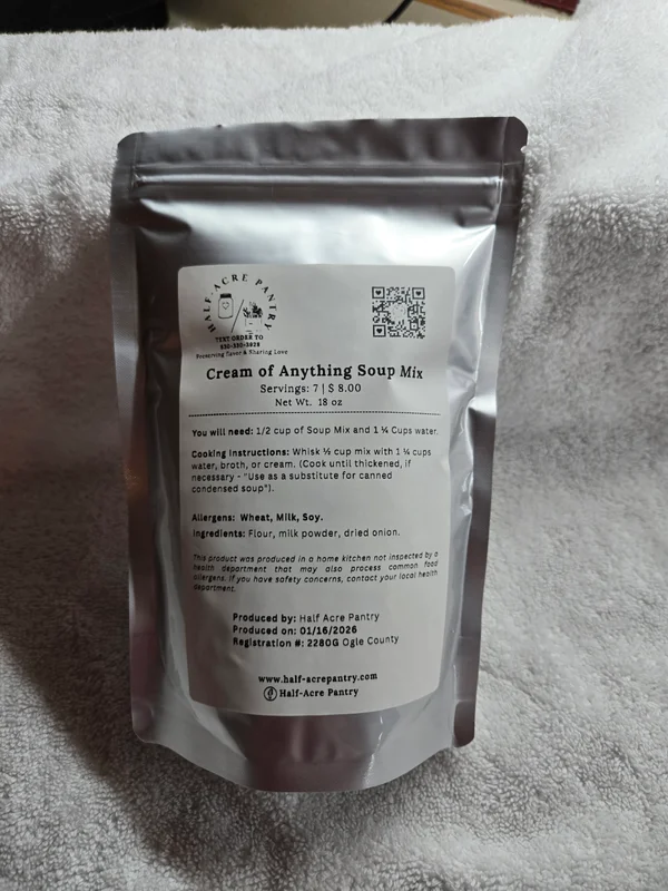 Cream Of Anything Soup Mix