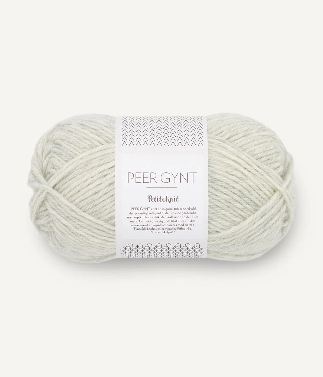 Sandnes Garn - Peer Gynt – Petiteknit - Light grey melange 1021