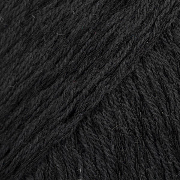 DROPS Belle uni colour 08, zwart