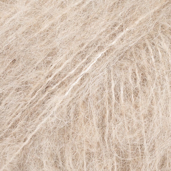 DROPS Brushed Alpaca Silk uni colour 04, lichtbeige