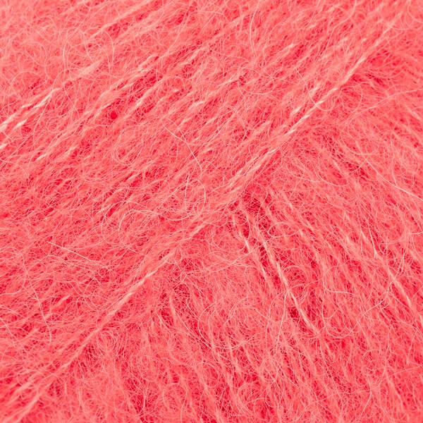 DROPS Brushed Alpaca Silk uni colour 06, koraal