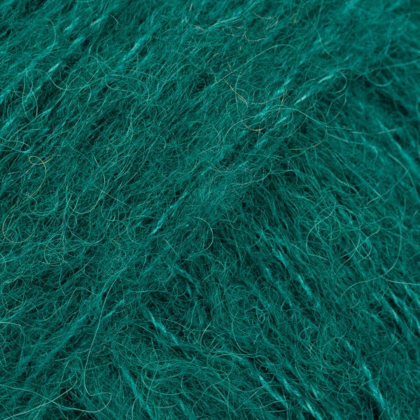 DROPS Brushed Alpaca Silk uni colour 11, bosgroen