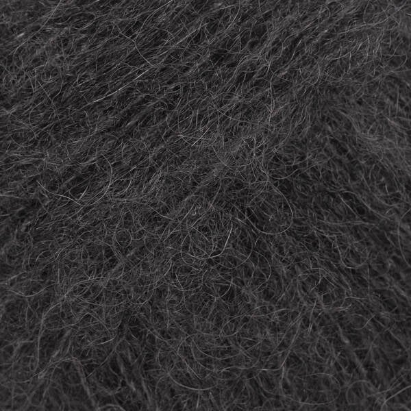 DROPS Brushed Alpaca Silk uni colour 16, zwart