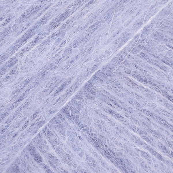 DROPS Brushed Alpaca Silk uni colour 17, licht lavendelblauw