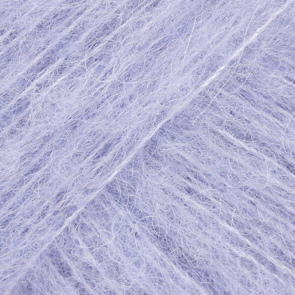 DROPS Brushed Alpaca Silk uni colour 17, licht lavendelblauw