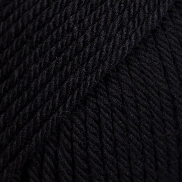 DROPS Daisy uni colour 03, zwart