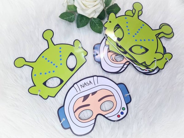 Lot de 5 masques thème au choix