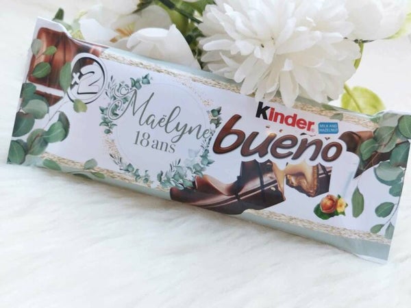 Kinder Buenos personnalisé thème au choix