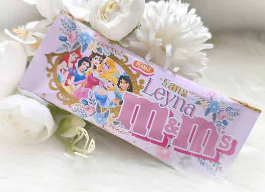 Petit sachet de m&m's personnalisé thème au choix