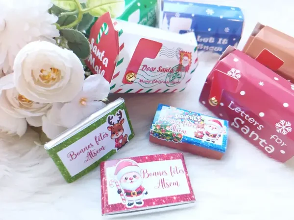 Boîte aux lettres noël personnalisé (couleur aléatoire)