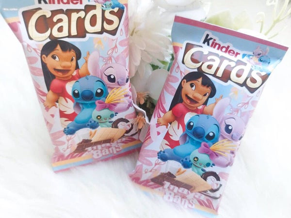 Kinder cards personnalisé thème au choix (anniversaire, baptême, mariage, aïd...)