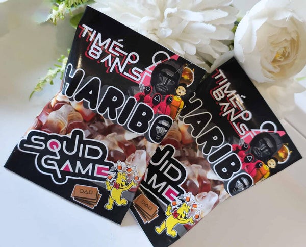 Mini sachet cola (env 7,5cm) personnalisé thème au choix