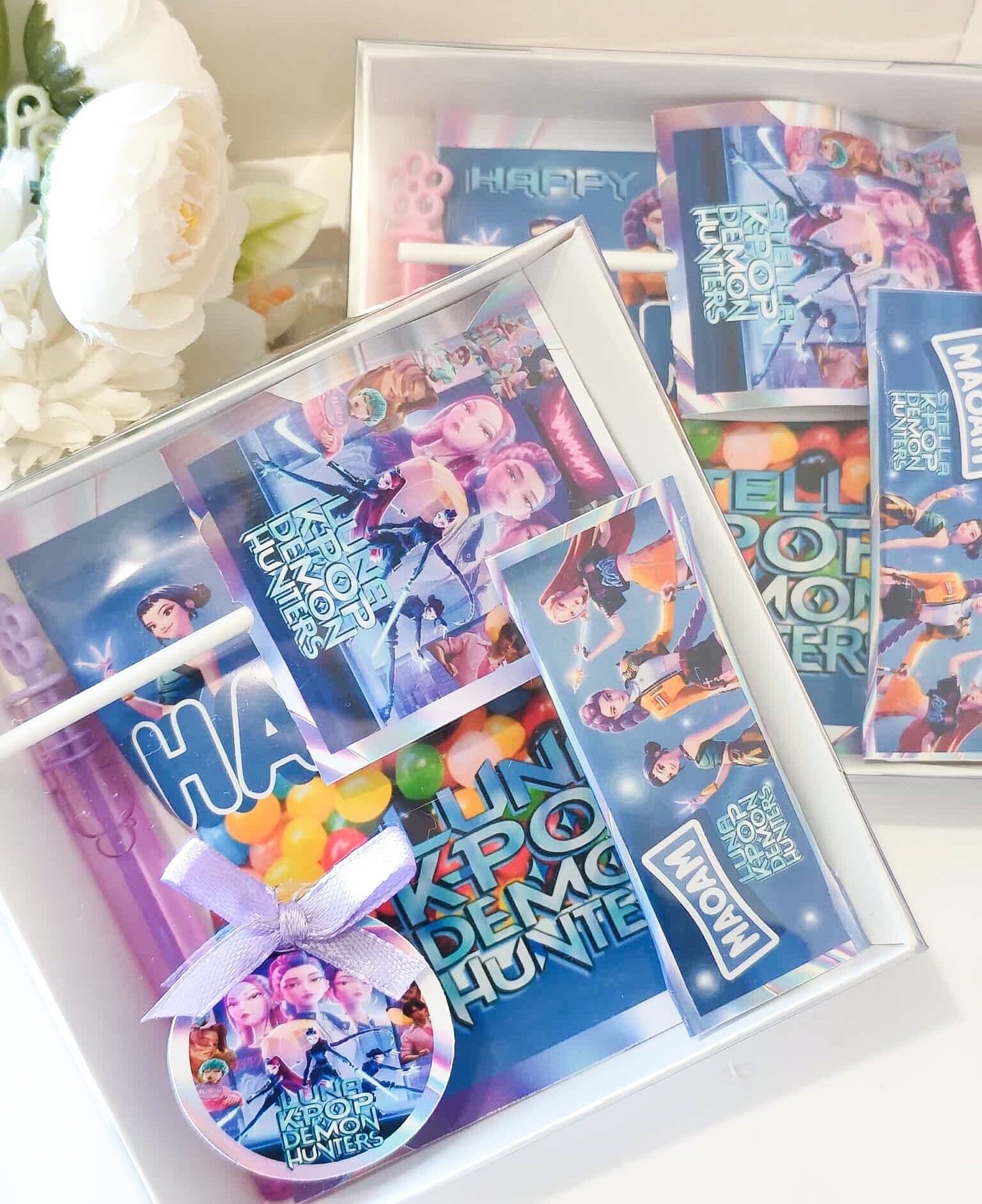 Mini box personnalisé ( anniversaire, mariage, eid, baptême..) thème au choix