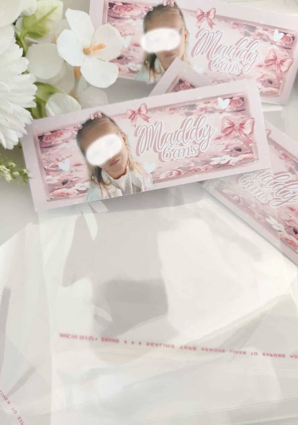 Sachet de bonbons personnalisé avec photo (vendu vide)