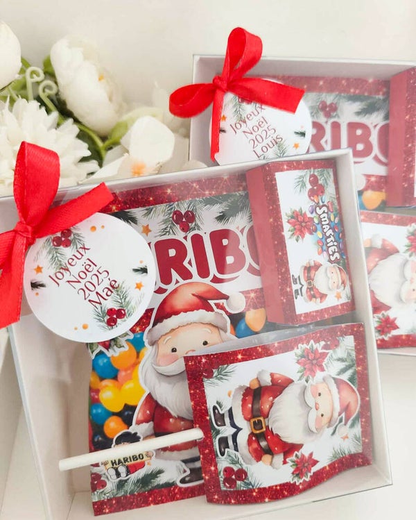 Mini box noel personnalisé