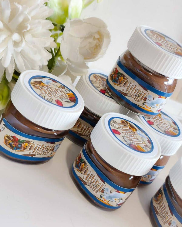 Mini nutella personnalisé a thème