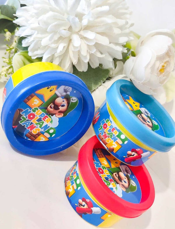 Mini pâte à modeler personnalisé thème au choix (couleur aléatoire attention)