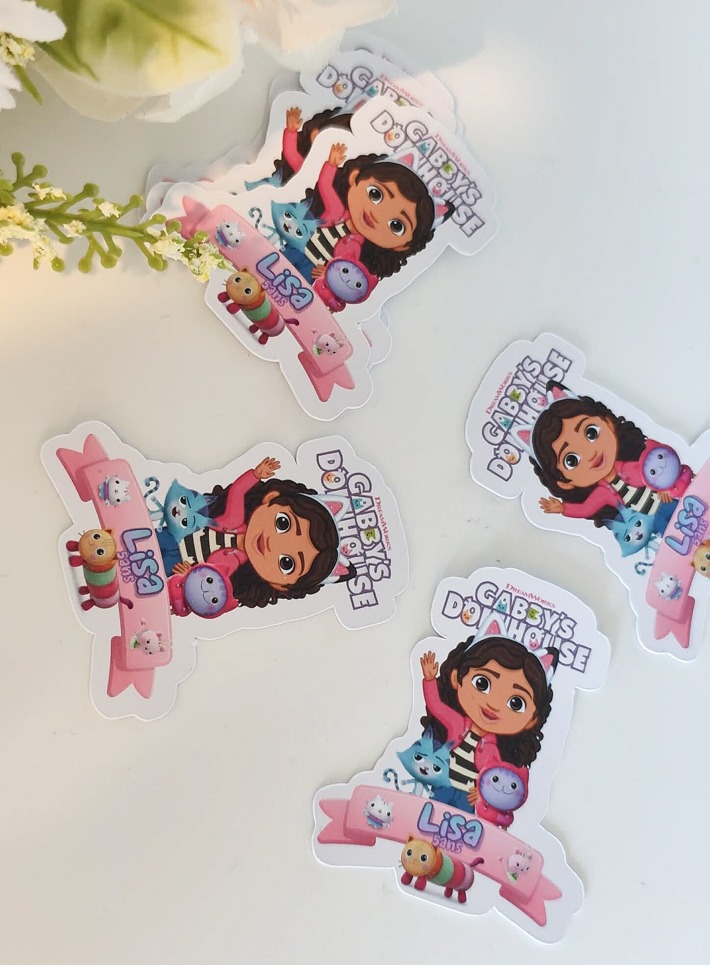 Lot de 10 confettis de table personnalisé