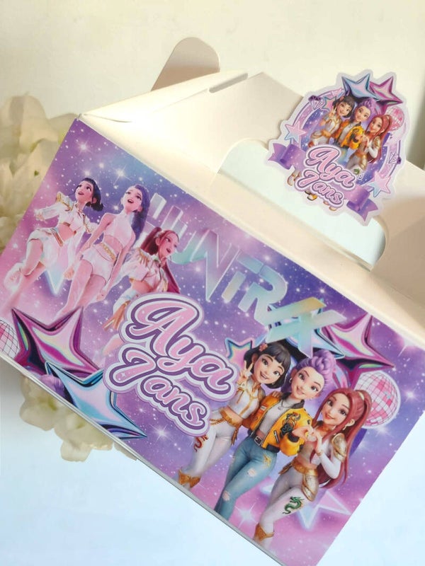 Box anniversaire vide personnalisé thème au choix