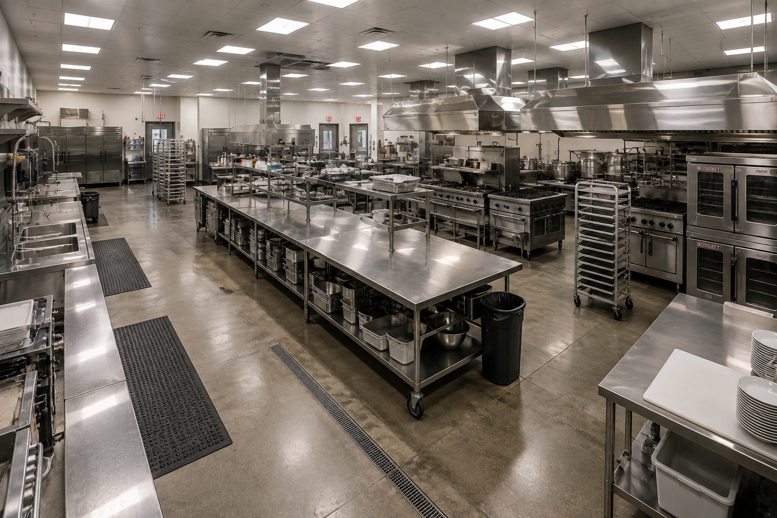 One-Time Kitchen Use 600 Sq. Ft