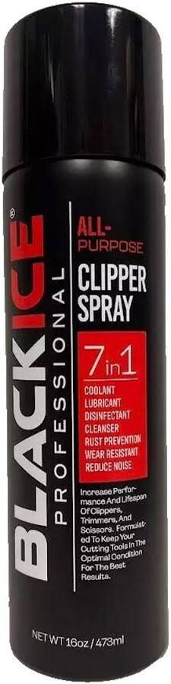 Black Ice Professional All-Purpose 7-in-1 Clipper Spray (16 oz)