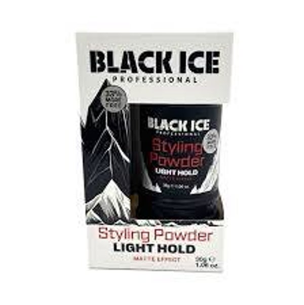 Black Ice Professional Styling Powder – Light Hold