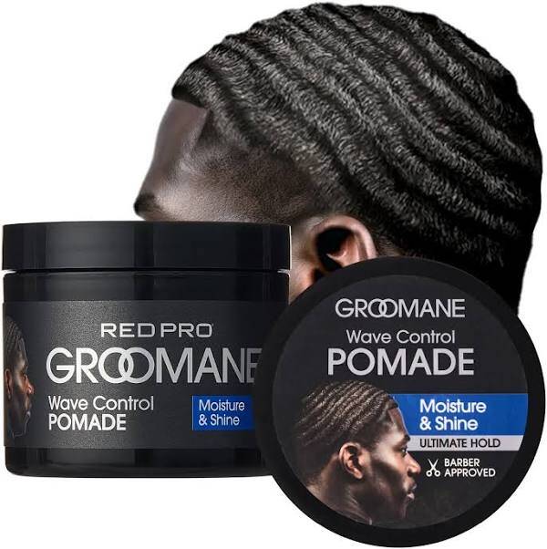 Red Pro Groomane Wave Control Pomade (Moisture & Shine)