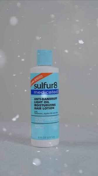 Sulfur 8 Medicated Anti-Dandruff Light Oil Moisturizing Hair Lotion