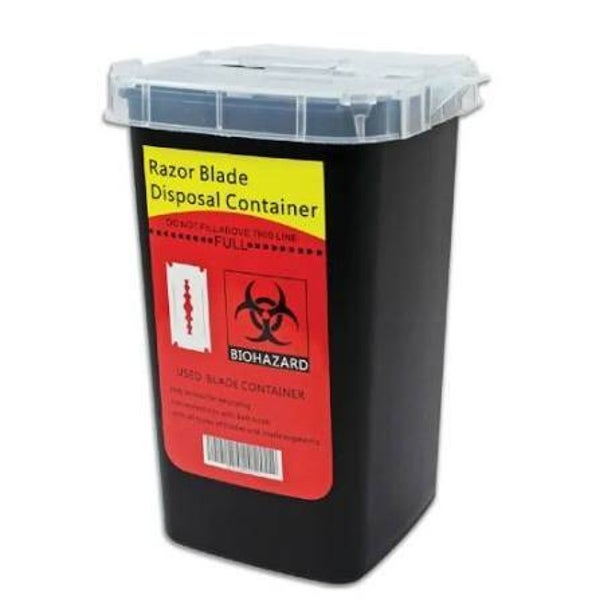 Razor Blade Disposal Container