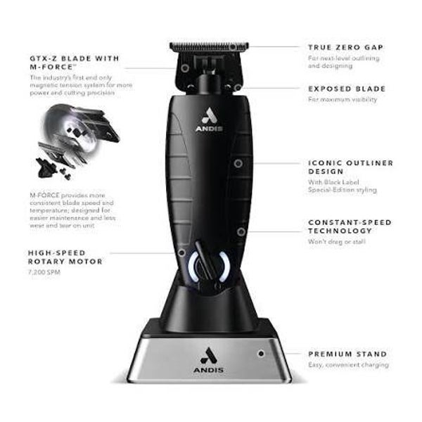 Andis GTX-EXO Black Label Special-Edition Trimmer with M-Force