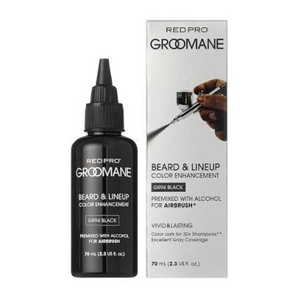 Red Pro GROOMANE Beard & Lineup Color Enhancement