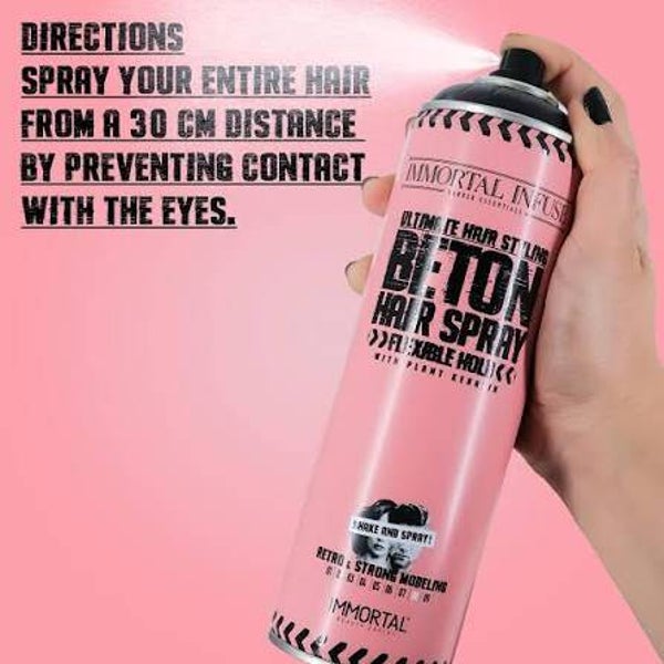 Immortal Infuse Beton Hair Spray Flexible