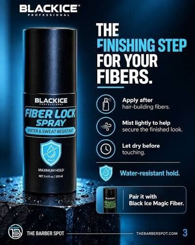Black Ice Magic Fiber Lock Spray