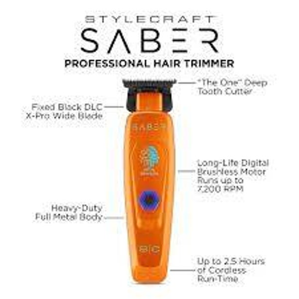 StyleCraft Saber Professional Brushless Trimmer