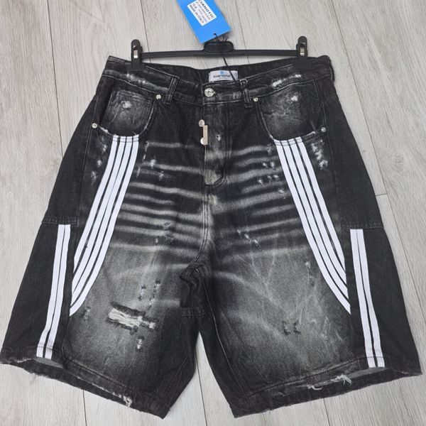 Short Stripes Black