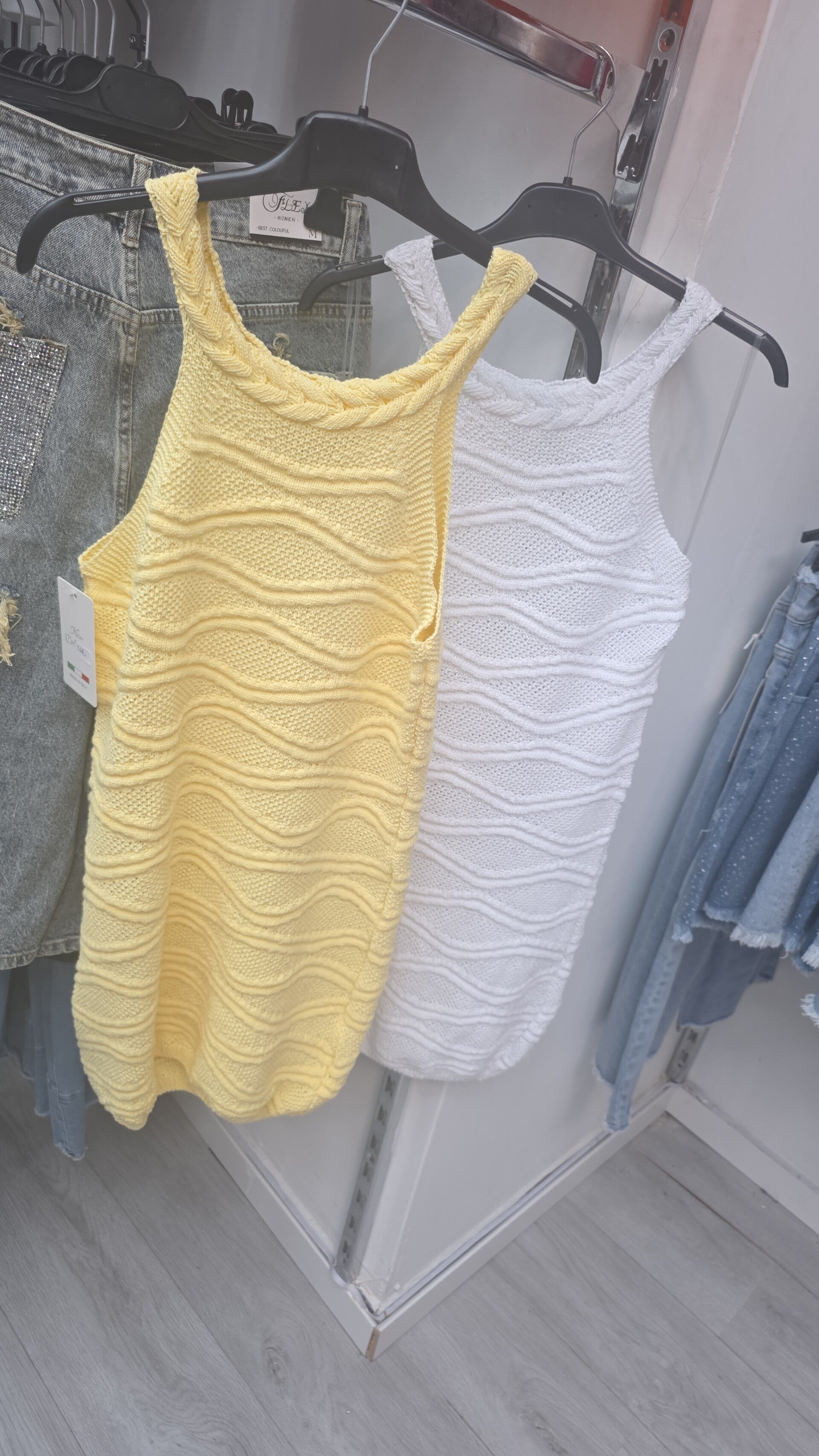Vestito in maglia lavorata