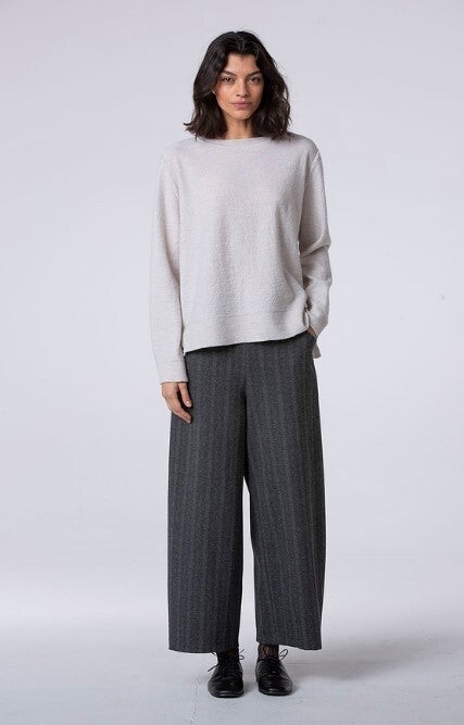 OSKA®Hose 537 Jacquard-Jersey in Baumwollmischung