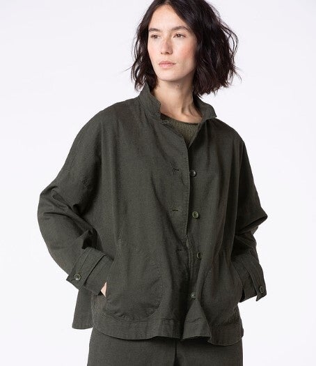 OSKA®Jacke 523 Baumwollstretch mit Mini-Schaftmuster