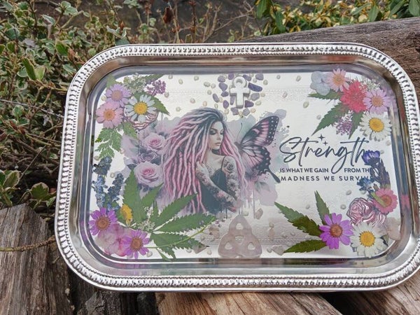 Silver Crystal Charging Trya