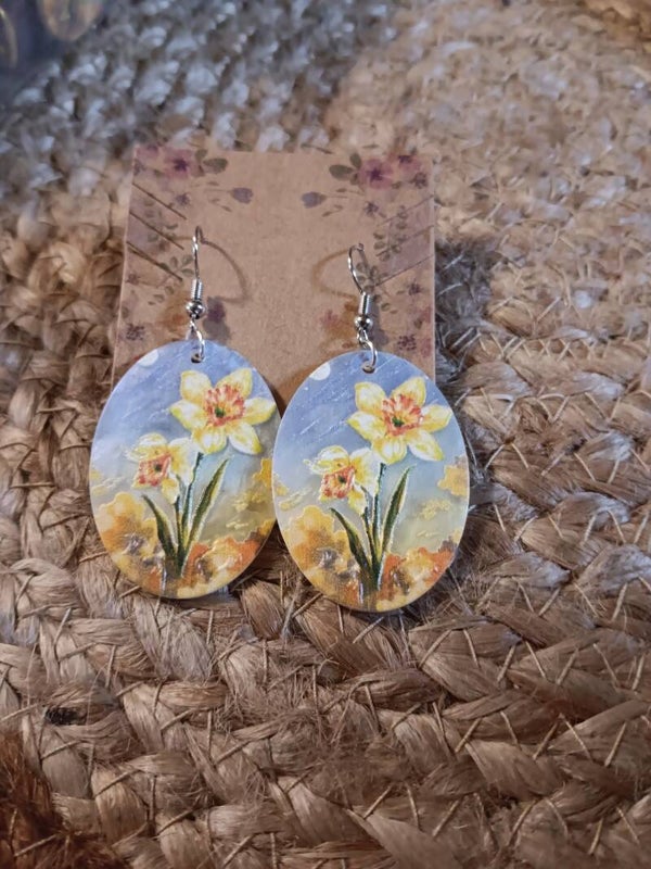 DAFFODIL EARRINGS