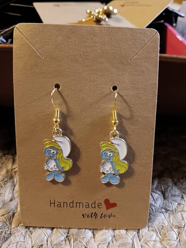 Smurffette Earrings