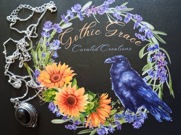 Gemstone Locket Necklace