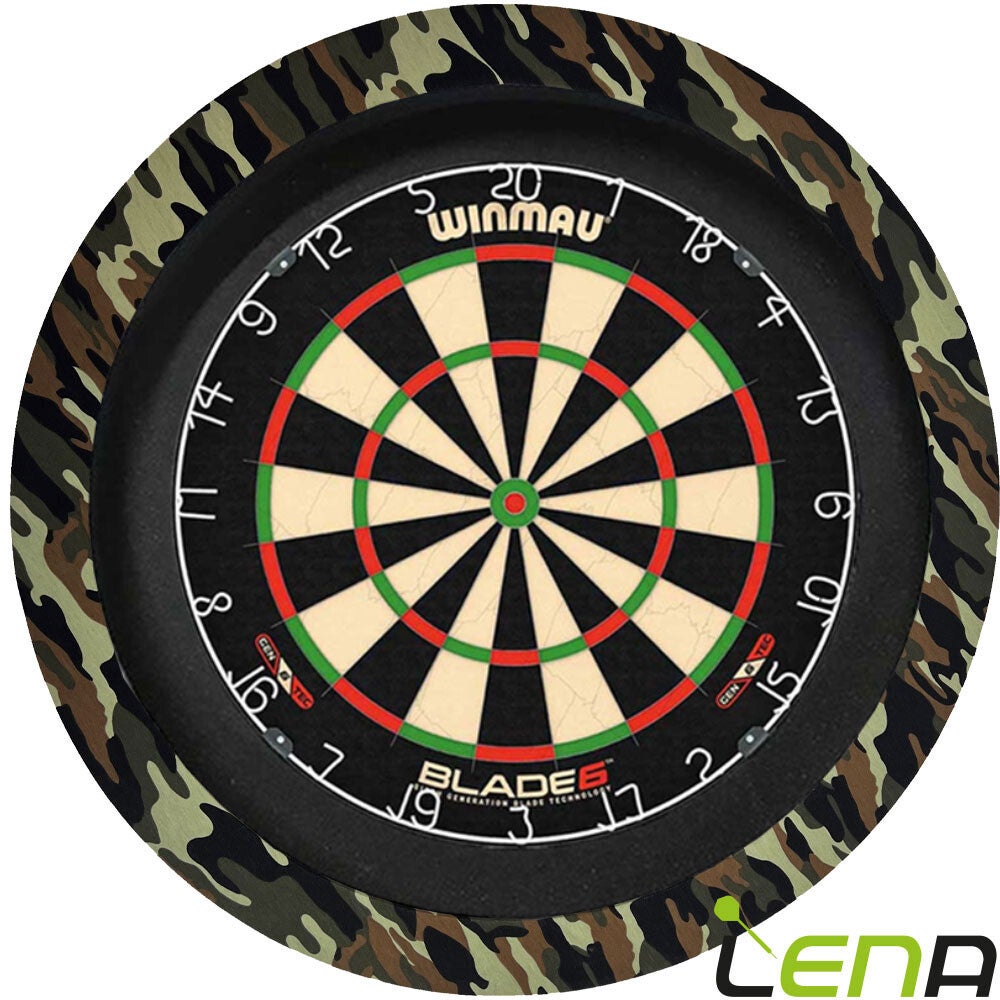 LENA DARTBOARD LIGHTING BASIC ARMY De Kempen